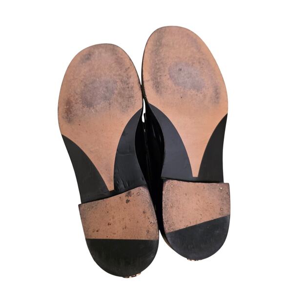 Chanel 2022 Patent Leather CC Logo Loafers Black IT 36 US 5.5 - Picture 13 of 16